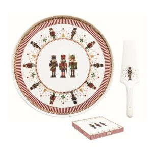R2S.1112NUTC Porcelán tortatál lapáttal 32cm dobozban,Nutcracker 113957212 - Tálalás