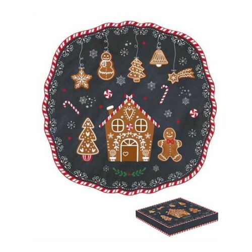 R2S.1176GING Porcelán desszerttányér 20cm, dobozban, Gingerbread 113957211