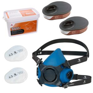 Halbmaske SECURA 3100 für Lackierer 113957310 - Schutzausrüstung