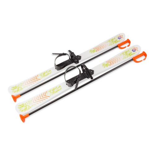 Műanyag síléc gyerekeknek, (9260) Technok, 90 cm, fehér