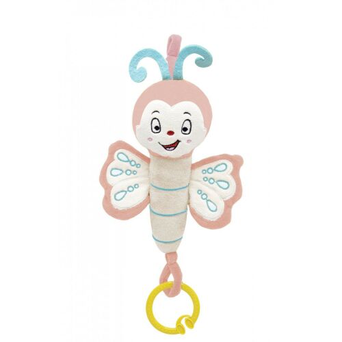 Plüss baba vibrációs játék pillangó, 6 hónap+, BabyJem (Szín: zöld) 113959165