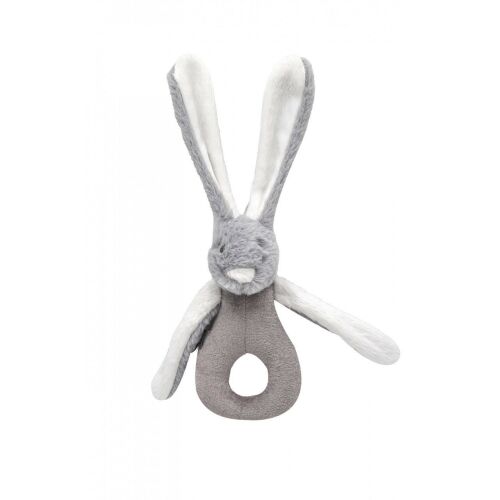 BabyJem Baby csörgő játék, plüss nyuszi, 3 hónap+ (szín: szürke) 113959183