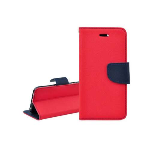 Xiaomi Redmi 9A / 9AT Fancy Book oldalra nyíló flip telefontok, Piros/Sötétkék 40074551