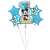 Zestaw foliowych balonów Disney Mickey Mouse 1. urodziny, 5 sztuk