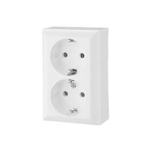 2 férõhelyes földelt aljzat, beltéri, Business Line IP20