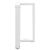 vidaXL 2 db fehér acél étkezőasztal lábak T-alakú 70x35x(72-73) cm 113974095