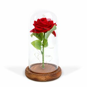 Bewello Örökrózsa LED-del - 11.5 x 22 cm da00154 dekorációs rózsa just for you da00154 113979688 - Rózsa