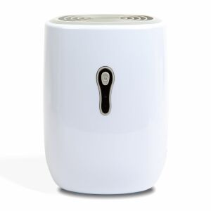 Bewello electric dehumidifier, front view, white, compact, for home or office - Space Heater and Dehumidifier