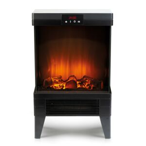 Elektromos kandalló - 180 - hősugárzó + LED - 37 x 22 x 56 cm