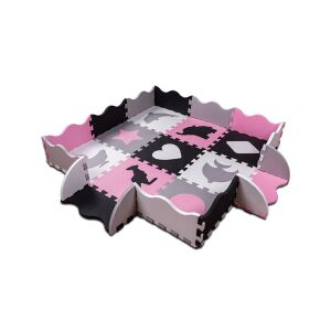 Penová podložka 25 kusov, 3v1, 114x114x1 cm