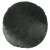 Black round cushion, 30 cm