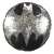 Batman reversible sequin cushion, 30 cm, black and silver