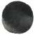 Black round cushion, 30 cm