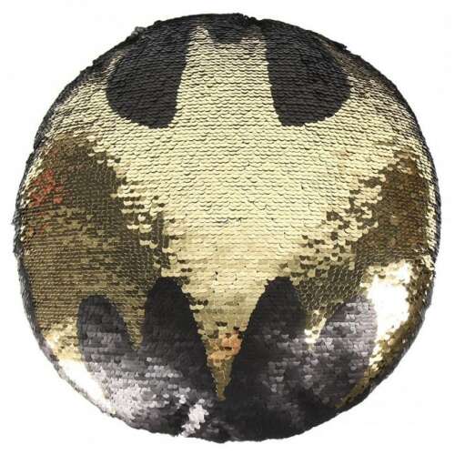 Batman Reversible Sequin Cushion 30 cm