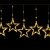 Dekorativni trend: Crystalline spojiva lampina zavjesa zvijezda, 90 LED, topla bijela svjetlost 124516736