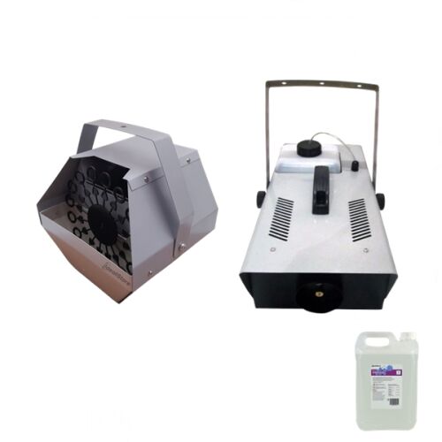 Balenie na výrobu balónov, 5 l tekutiny na balóny a profesionálny dymový stroj, IdeallStore®, nehrdzavejúca oceľ, diaľkové ovládanie súčasťou balenia