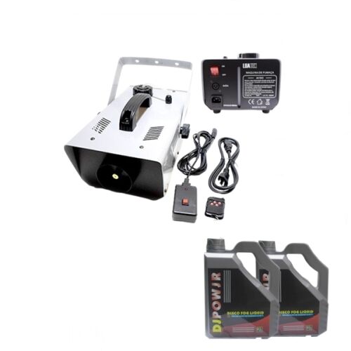 Szett Professzionális füstgép és füstfolyadék 9 l, IdeallStore®, távirányító, 1500 W 113983148