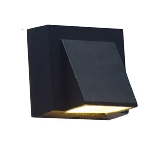 Zewnętrzny kinkiet LED, 5W, czarny, 3000K 113983317 - Zewnętrzna lampa ścienna