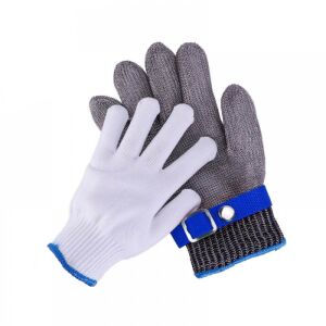 Защитна ръкавица, против порязване, неръждаема стомана, размер М 113983329 - Безопасност и здраве при работа