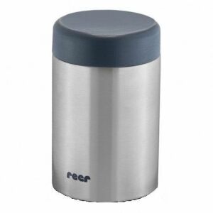 Hőtartó doboz bébiételekhez, vákuumtiszta rozsdamentes acél, 300 ml, Reer Pure 90408