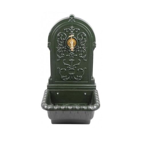 Градинска мивка, чугунена, зелена, 44x36x76 cm 145015854