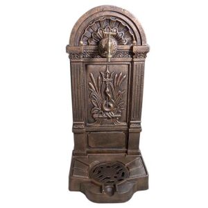 Chiuveta de gradina, fonta, bronz antic, 35×30.5×76 cm, Strend Pro 145015855 - Fântâni și robinete de grădină
