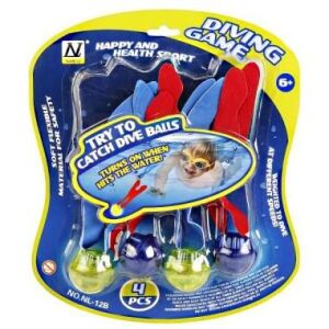 4 golyóból álló készlet búvárcsigákkal, NL-12B 138697711 - Lean Toys