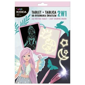 Gyermek író- és rajzolótábla, 2 az 1-ben, Derform, TTDRSA1KA, Zana