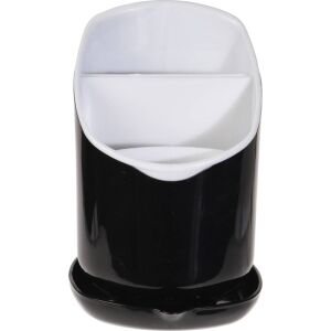 Suport tacamuri cu tavita Excellent Houseware, plastic, 12x11 cm, negru 113985962 - Depozitare și organizare