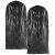 Set mit 2 Excellent Houseware-Kleiderschutzhüllen, Polyester, 60 x 135 cm, schwarz 113986063