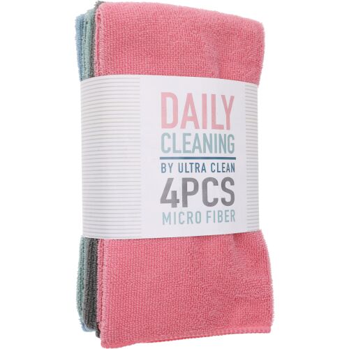 Sada 4ks kuchynských utierok Excellent Houseware, mikrovlákno, 41x48cm, viacfarebné 113986078