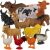 Farm állatfigurák - 12 db-os készlet 113986251