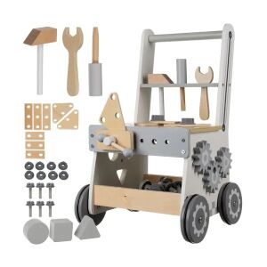 Kruzzel 3-in-1 Holzwerkzeug Werkstatt Spielzeug mit Werkzeugen - Kruzzel