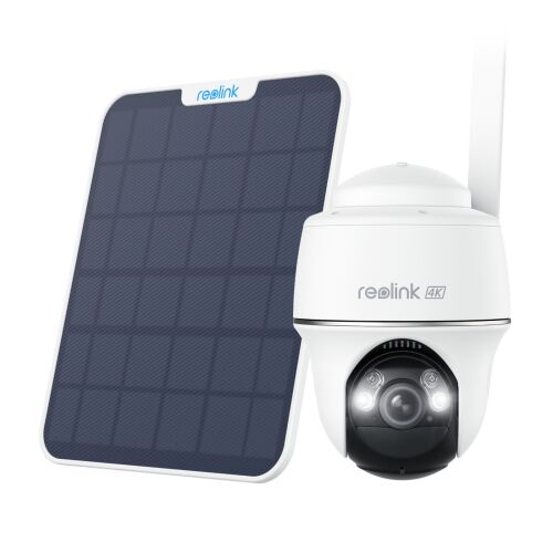 Cameră de securitate Reolink Go PT Ultra G440 4G LTE alimentată cu energie solară cu panou solar