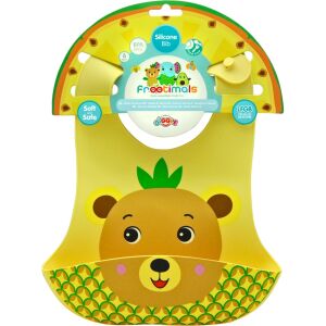 Śliniak silikonowy, Frootimals, model Bubba Tropibear