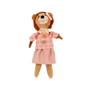 Декорация Zooky лъвица с розова рокля