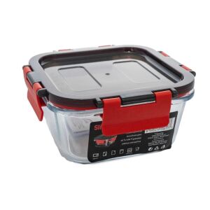 Yena hőálló üvegtál 0,5L SIMAX CLICK 7606/L, négyzet alakú, műanyag tetővel 113987145 - Simax