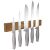 Berlinger Haus BH 2946 6 piece knife set with acacia wood magnetic holder, taupe