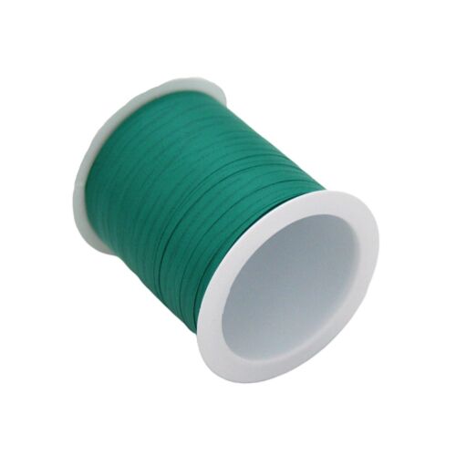 Zöld szintetikus raffia mini tekercs 10m x 10mm - Ajándékkötöző szalag és masni