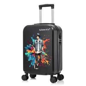 Kabin kocsi, Quasar & Co.®, Max modell, számjegy, 4 kerék 360 fokban, teleszkópos fogantyú, matt fekete 134558927 - Öltözködés kiegészítő