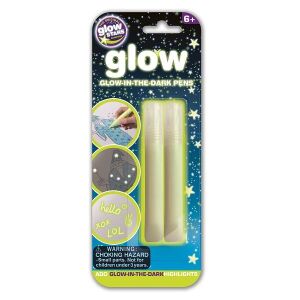 Glow Stars foszforeszkáló tollak 2 db-os készlet - Hozzon létre sötétben világító rajzokat! - Brainstorm Toys
