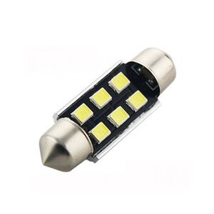 41 mm Canbus LED automobilová žiarovka so 6 SMD 2835 LED, super jasné biele svetlo - Auto žiarovky