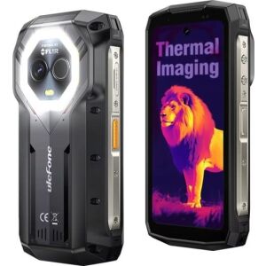 Telefon komórkowy Ulefone Armor Mini 20T Pro, czarny, 5G, kamera termowizyjna firmy FLIR, 4,7" FHD+ 90 Hz, 16 GB RAM (8 GB + 8 GB z możliwością rozszerzenia), 256 GB ROM, Android 14, 6200 mAh 113993798 - Telefon komórkowy