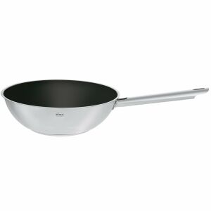 Rösle wok serpenyő, Elegance, 28 cm, német minőség, ideális ázsiai receptekhez, rozsdamentes acél, mélység 9 cm, köztes alumínium réteg, minden hőforrás, ellenállás 400 C-ig, ProCera tapadásm 113995830 - Rösle