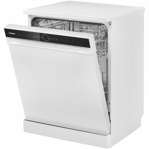 Bomann GSP7417W mosogatógép, fehér, 60 cm széles, 12 szett, 6 program, Eco üzemmód, késleltetett indítás, előöblítés mód, azonnali vízmelegítés, hangjelzés, hőmérséklet 45-65°C - Bomann
