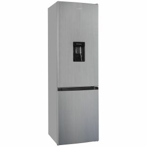 Exquisit alulfagyasztós hűtőszekrény vízadagolóval, ezüst színben - Exquisit