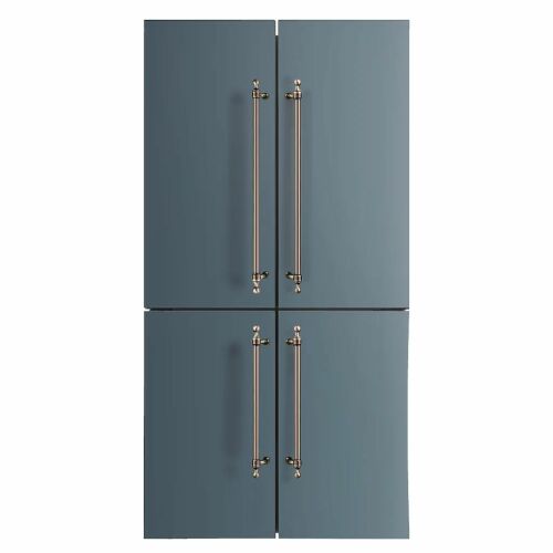 Side by side hűtőszekrény, ILVE, Nostalgie, R91NCD/BGB, 539 liter, benzinkék