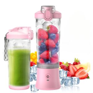 Hordozható mini elektromos turmixgép, Bleksy®, többfunkciós, hosszú akkumulátor-élettartam, újratölthető USB-C-n keresztül, 4000 mAh, kivehető tartály fedővel, BPA mentes, teljesítmény 150 W,