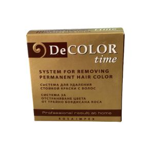 DeColor Time System do usuwania trwałego koloru włosów, profesjonalny efekt w domu, Rosa Impex - Farba do włosów