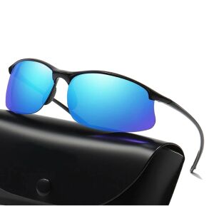 Univerzális kék színű polarizált sporttükör szemüveg vezetőknek